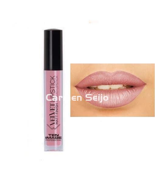 Ten Image Labial Líquido Cherry Blossom Velvet Lipstick - Imagen 1