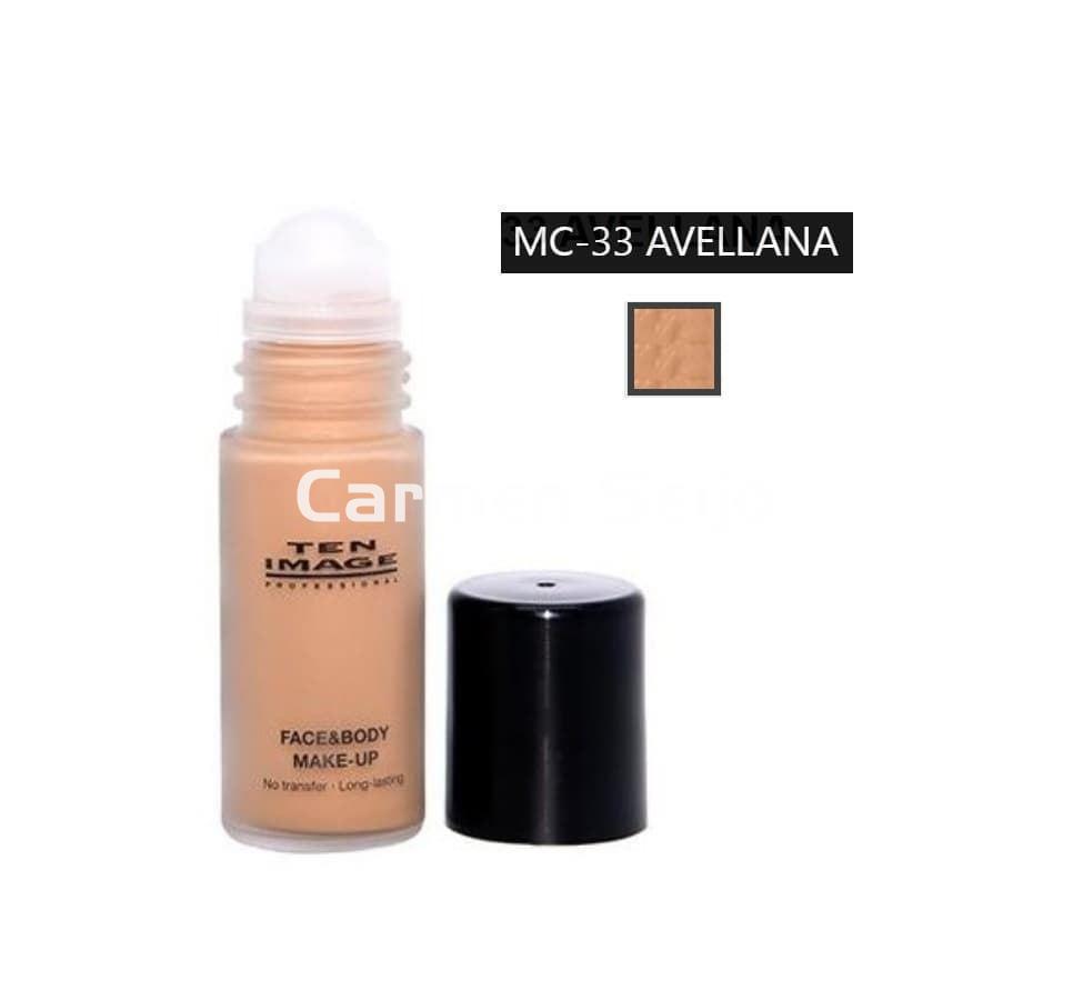 Ten Image Maquillaje Face & Body Make-Up Roll-On Avellana MC-33 - Imagen 1