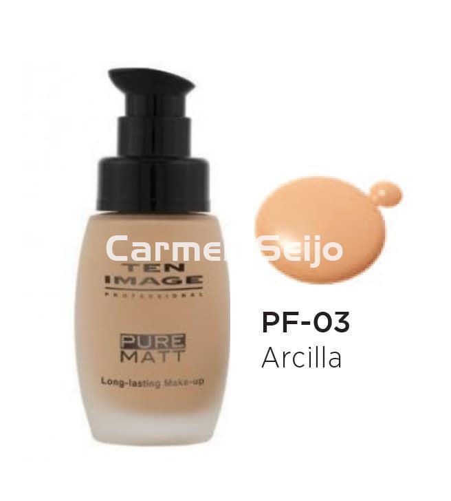 Ten Image Maquillaje Pure Matt Arcilla PF-03 - Imagen 1