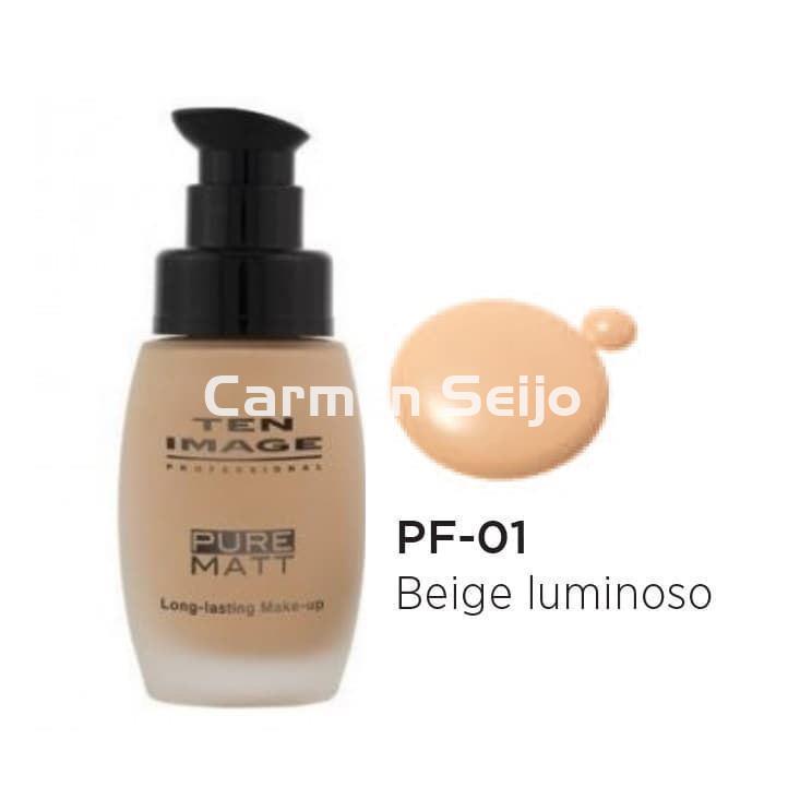 Ten Image Maquillaje Pure Matt Beige Luminoso PF-01 - Imagen 1