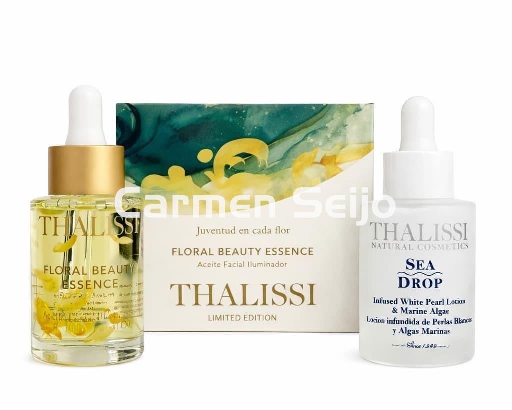 Thalissi Pack Iluminador Aceite Floral Beauty Essence & Loción Sea Drop - Imagen 1