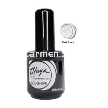 Thuya Esmalte Permanente Gel On-Off White French - Imagen 1
