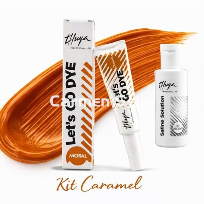 Thuya Kit Tinte Directo de Cejas en Gel Caramel Let´s Go Dye - Imagen 1