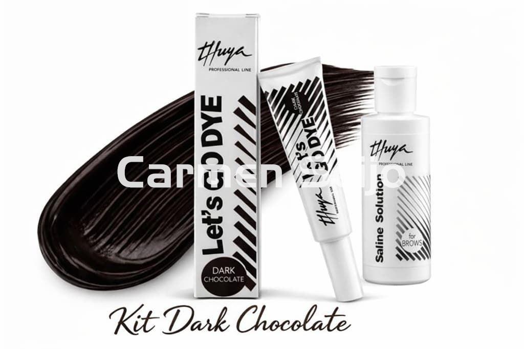 Thuya Kit Tinte Directo de Cejas en Gel Dark Chocolate Let´s Go Dye - Imagen 1