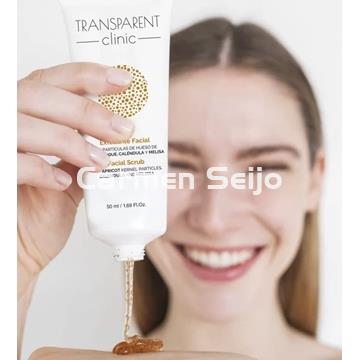 Transparent Clinic  Exfoliante Facial con Hueso de Albaricoque - Imagen 2