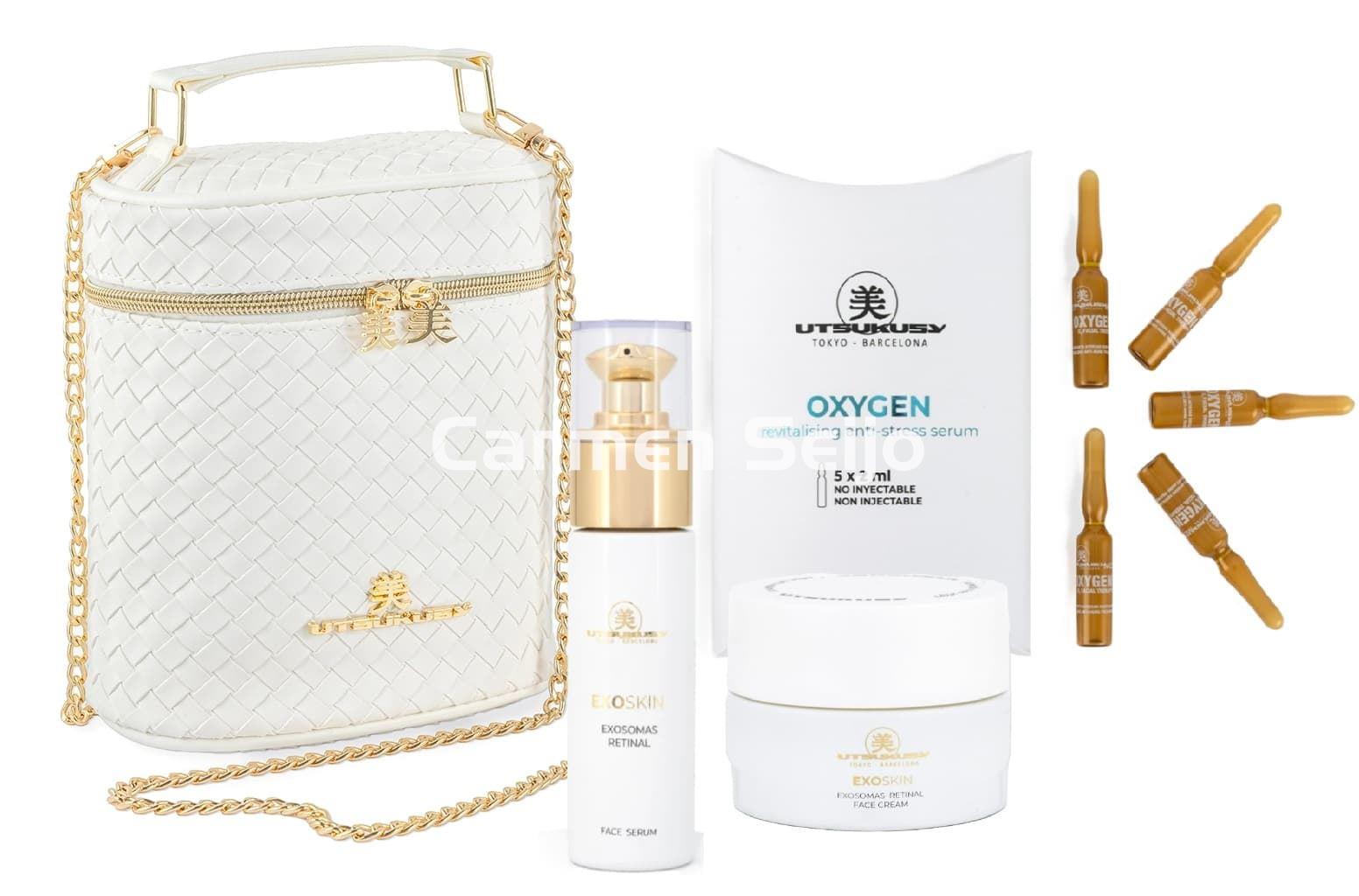 Utsukusy Pack Exoskin Antiedad Exosomas y Retinal Crema y Sérum - Imagen 1