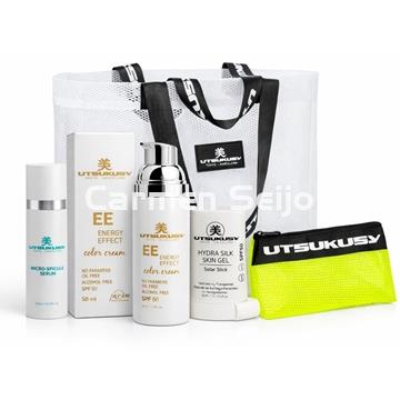 Utsukusy Pack Sunskin Facial Color EE Cream SPF 50 - Imagen 1